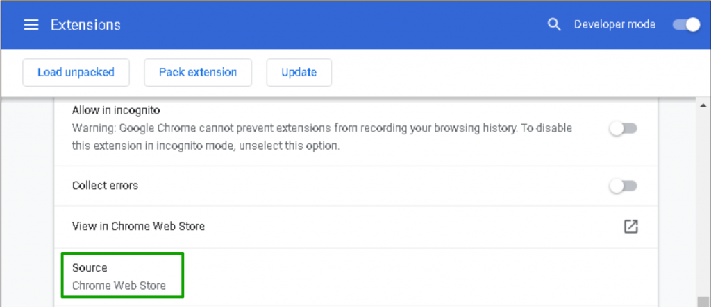 If you use Developer mode, make sure your important extensions come from the Web Store